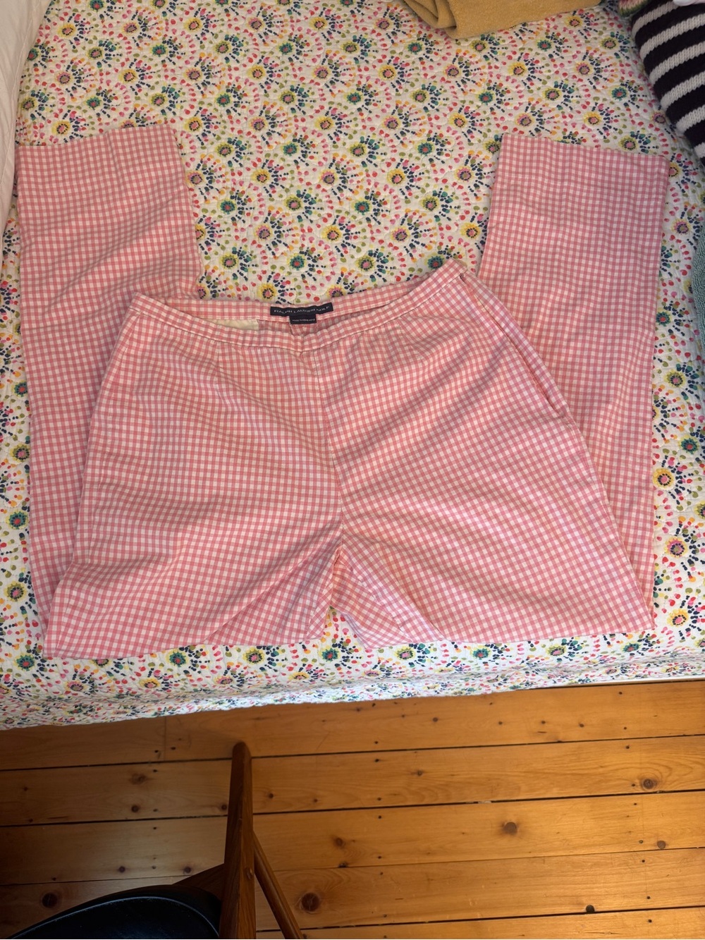 Ralph Lauren Pink Gingham Chinos